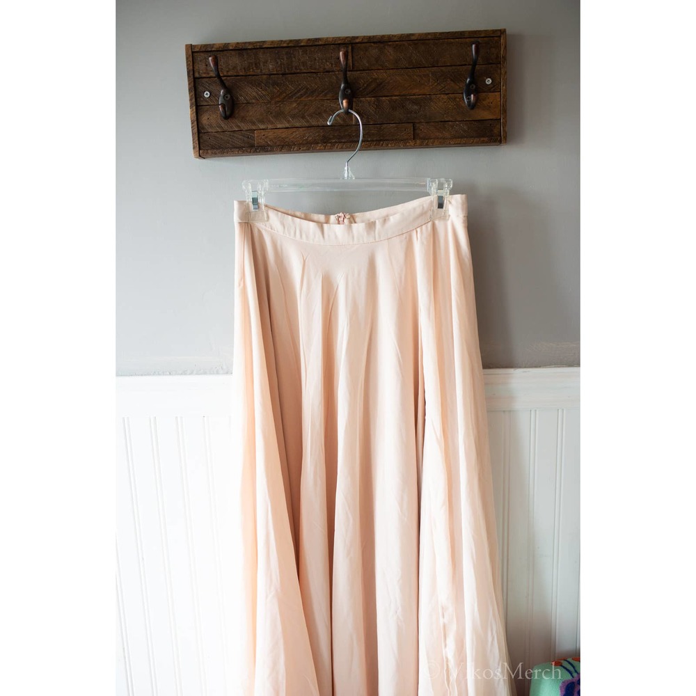 BHLDN Chateau Maxi Bridal Skirt Small , XS Blush NEW - Picture 3 of 5